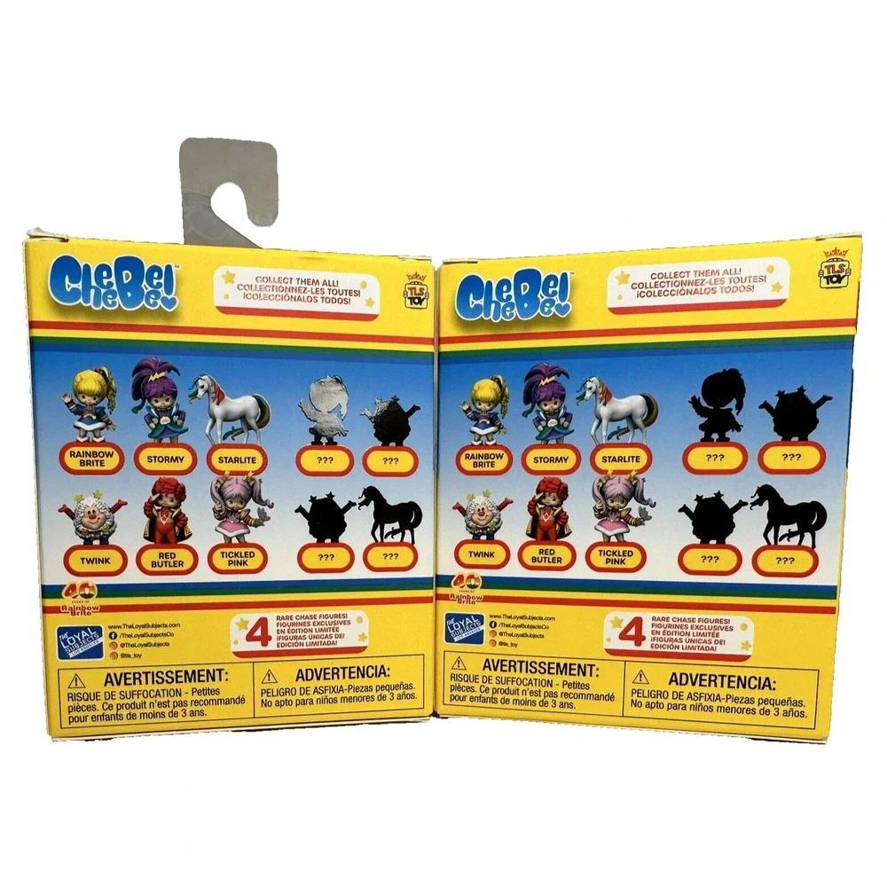 Rainbow Brite 40 Years Mini Figures TLS ToysLoyal Subjects CheeBee‎ Set of 2 NEW